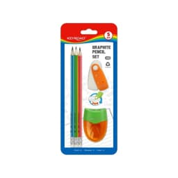 Kit școlar complet Steferia, 13 produse, penar, caiete A5, stilou cu cerneală termosensibilă, instrumente de scris, desen și activități creative 10