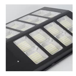 Lampa solara stradala, cu telecomanda, senzor de miscare si lumina, suport prindere, 640 LED-uri, IP65, ABS, 20AH, 400W, temperatura culoare 6500K, 59.7x34.8x7.2 cm, autonomie 10-12 ore, negru 3