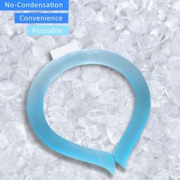 Dispozitiv De Racorire Tip Guler,, Pentru Scaderea Temperaturii Corpului, Cu Racire Rapida, Reutilizabil, Non-Toxic, TPU, Diametru de 120 mm 6