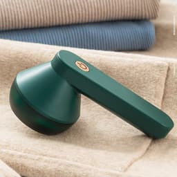 Aparat Pentru Curatat Scame, Par Si Praf,, Pentru Diferite Tipuri De Material, Cu Lame Din Otel Inoxidabil, Incarcare Prin USB Type-C, Cu Perie De Curatare si Cablu USB Incluse, Verde, 135 x 75 mm 2