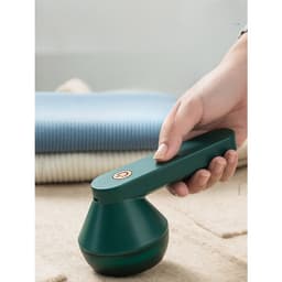 Aparat Pentru Curatat Scame, Par Si Praf,, Pentru Diferite Tipuri De Material, Cu Lame Din Otel Inoxidabil, Incarcare Prin USB Type-C, Cu Perie De Curatare si Cablu USB Incluse, Verde, 135 x 75 mm 4