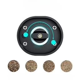Rasnita Electrica pentru Cafea si Condimente,, Cutit de Macinare din Otel Inoxidabil, Incarcare cu Baterii, Optiuni Diferite de Macinare, Usor de Manevrat, 18x5.5cm, Negru 2