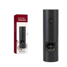 Rasnita Electrica pentru Cafea si Condimente,, Cutit de Macinare din Otel Inoxidabil, Incarcare cu Baterii, Optiuni Diferite de Macinare, Usor de Manevrat, 18x5.5cm, Negru 1