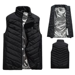 Vesta Inteligenta Incalzita,, Unisex, 2 Zone de Incalzire, Umplutura Bumbac, 3 Trepte de Temperatura, Incarcare USB, Negru, sub 45 kg, Marime S 5