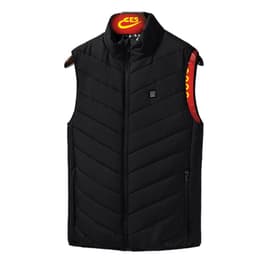 Vesta Inteligenta Incalzita,, Unisex, 2 Zone de Incalzire, Umplutura Bumbac, 3 Trepte de Temperatura, Incarcare USB, Negru, sub 45 kg, Marime S 1