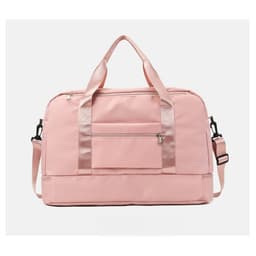 Geanta Pliabila,, pentru Voiaj, Buzunare Multiple, de Mana, Impermeabila, Material Textil, Capacitate 8 Kg, Dimensiune Deschisa 42x28x10 cm, Roz 8