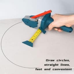 Instrument Manual pentru Bricolaj,, Ruleta Incorporata, Taiere Gips si Carton, 23x7 cm, Albastru 6
