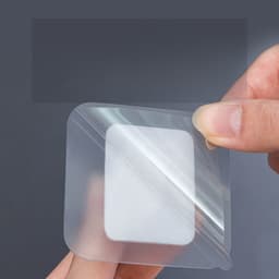 Set 2 Carlige Adezive Transparente,, Rezistente la Apa, 5 kg, Plastic, 6x6x4 cm 10