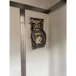 Set din 2 Piese pentru Absolvire,, Panglica si Coronita, Model I Graduated, Negru 9