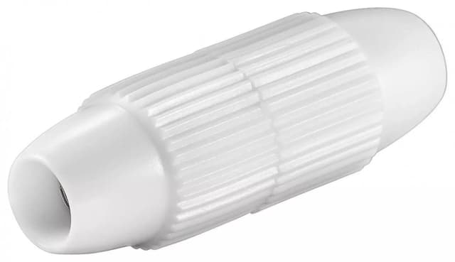 Conector extensie cablu coaxial plastic Goobay