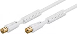 Cablu antena ecranat tata-mama 1.5m alb Goobay 1
