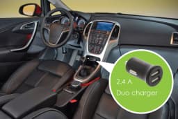 Incarcator auto 2x USB 2.4A negru Sweex 3