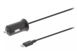 Incarcator auto 2.4A Apple Lightning negru Sweex 1