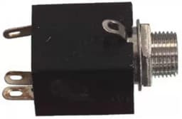 Conector alimentare 6.3 mm sasiu stereo Lumberg 2