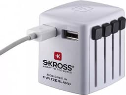 Adaptor priza universal 3 P tata - Schuko mama Skross 3