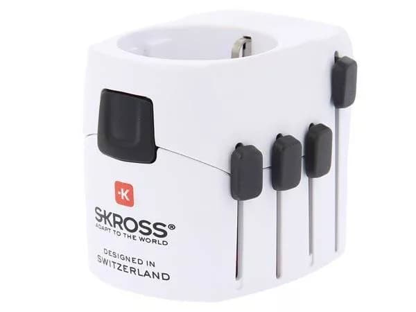 Adaptor priza universal 3 P tata - Schuko mama Skross