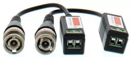 Video balun HD prin cablu UTP/FTP prindere cu surub Well 1