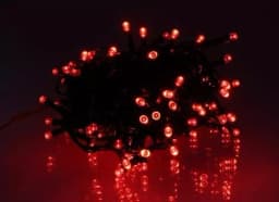 Ghirlanda luminoasa 100 LED-uri rosii cu jocuri de lumini WELL 1