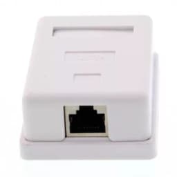 Priza simpla FTP cat5 RJ45 ecranat pe tencuiala Well 2