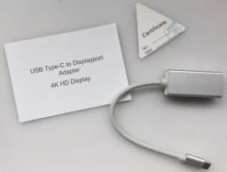 Cablu adaptor USB Type C la Displayport mama 4K 2K Plug&Play 1