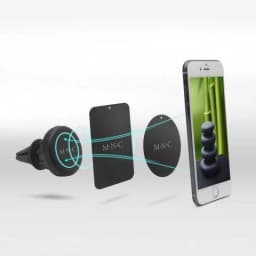 Suport magnetic universal cu fixare in gratarul de ventilatie M'N'C 2