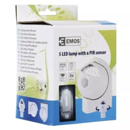 Senzor PIR +5 LED 3x AA R6 rotabil 360 grade Emos 4