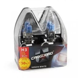 Set de 2 becuri Halogen H3 55W +50% Alb Xenon 12V Carguard 4