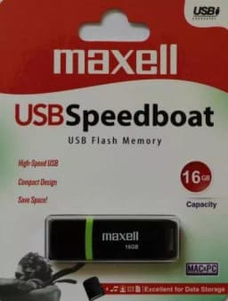 Memorie flash USB Speedboat 16GB Maxell USB2.0 2