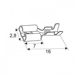Papuc cositorit mama 2.8mm 2