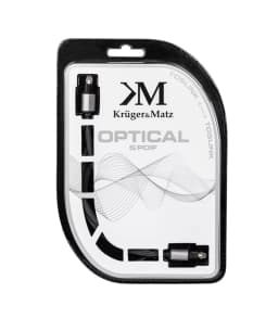 Cablu optic Toslink-Toslink 2m digital audio Profesional Kruger&Matz 2