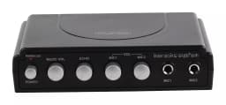 Mixer karaoke cu 2 microfoane negru Konig 2