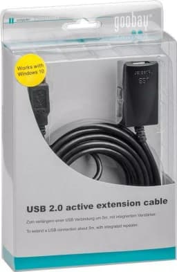 Cablu prelungitor USB activ 5m USB 2.0 Goobay 2