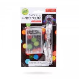 Banda LED RGB x30 1m +cu cablu 0.8m cu baterie 3x AA Family Decor 3