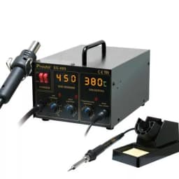 Statie de lipit SMD 2 in 1 cu aer cald SS-989B ProsKit 1