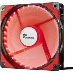 Ventilator rosu Inter-Tech L-12025 120mm Red LED Fan 12V 1