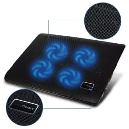 Cooler Pad laptop L112A SMART FOX JOA 350x250x20mm 38CFM 21dBA 0.22A 5