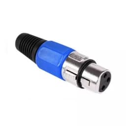 Mufa XLR mama albastru 2