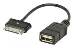 Cablu adaptor OTG USB A - Samsung 30 pini 0.2m Valueline 1