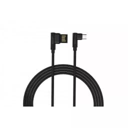 Cablu Golf Pudding Micro USB 48M 1m 2.4A negru 1