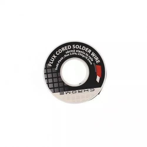 Fludor 250gr 0.5mm Chrome Sn60-Pb40 flux 2.0% cositor