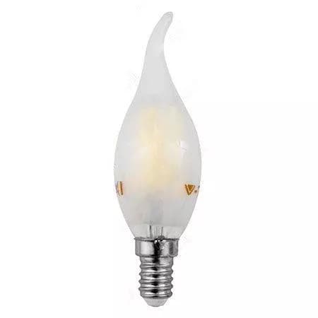 Bec E14 cu filament LED 4W 4000K alb neutru sticla mata V-TAC