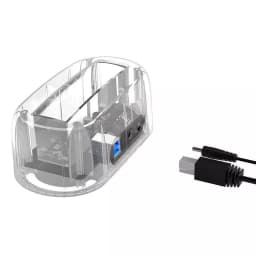 Rack HDD 2.5 3.5 inch USB 3.0 transparent cu docking station Orico 2