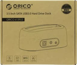 Rack HDD 2.5 3.5 inch USB 3.0 transparent cu docking station Orico 6