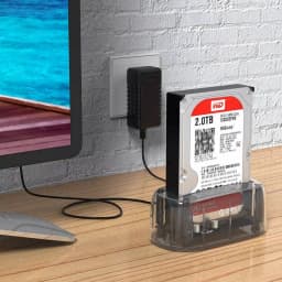 Rack HDD 2.5 3.5 inch USB 3.0 transparent cu docking station Orico 4