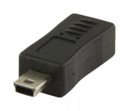 Adaptor USB 2.0 USB micro USB B mama - mini USB 5 pini tata Valueline 1