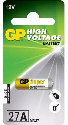 Baterie alcalina 27A 12V 18mAh 7.7x28 1 buc/blister GP