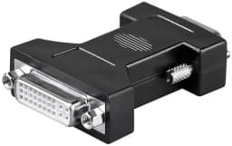 Adaptor DVI-I 24+5 mama la 15 pini HD tata VGA Goobay 1