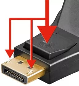 Adaptor DisplayPort 20 pini tata la DVI-I 24+5 mama v1.1 Goobay 2