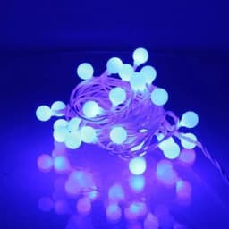 Ghirlanda luminoasa cu sfere albastre 30 LED-uri 4.35m well 1