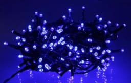 Ghirlanda luminoasa 180 LED-uri albastre cu jocuri de lumini well 1
